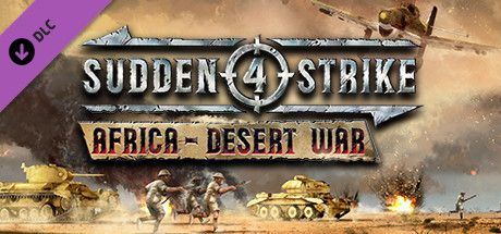Front Cover for Sudden Strike 4: Africa - Desert War (Linux and Macintosh and Windows) (Steam release)