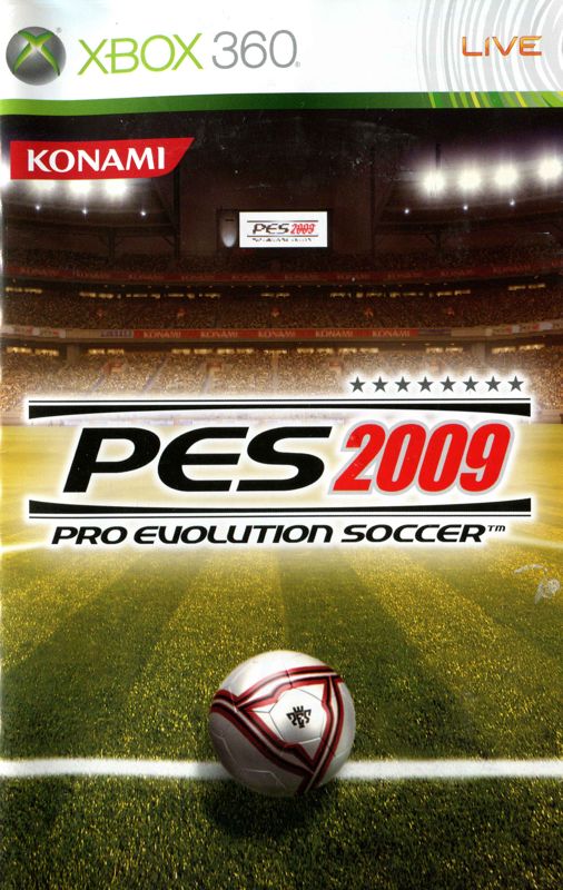 Manual for PES 2009: Pro Evolution Soccer (Xbox 360): Front