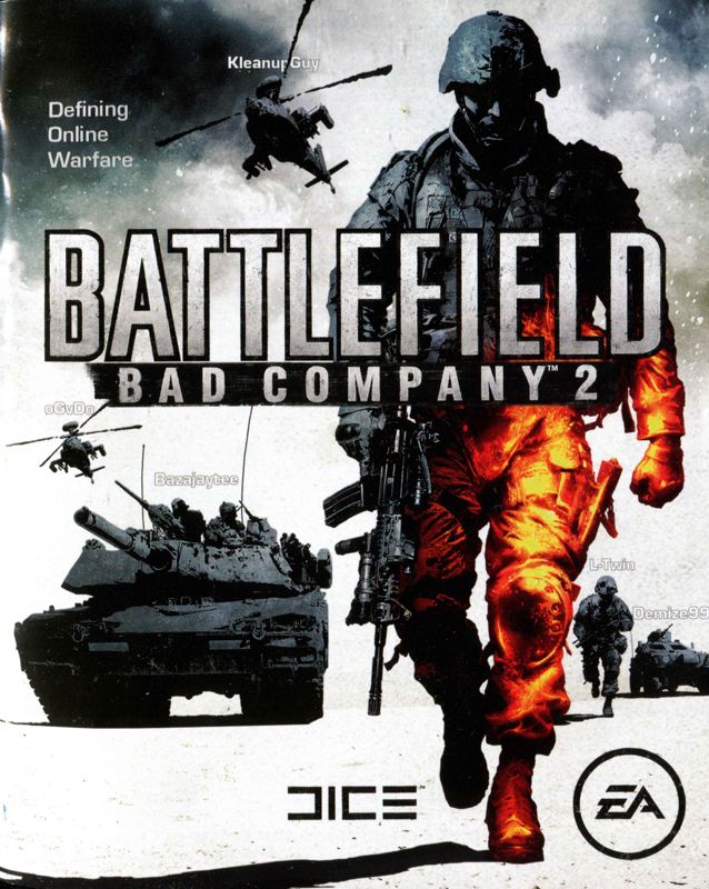 Manual for Battlefield: Bad Company 2 (PlayStation 3): Front