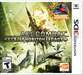 Front Cover for Ace Combat: Assault Horizon - Legacy+ (Nintendo 3DS) (download release)