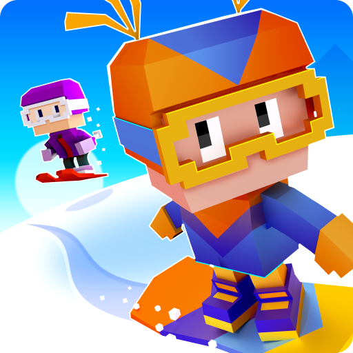 Front Cover for Blocky Snowboarding (Android) (Google Play release)