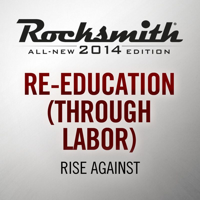 Front Cover for Rocksmith: All-new 2014 Edition - Rise Against: Re-Education (Through Labor) (PlayStation 3 and PlayStation 4) (download release)