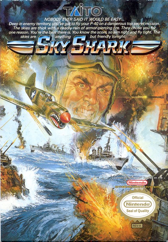 Front Cover for Sky Shark (NES)