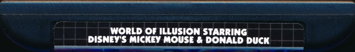 Media for World of Illusion Starring Mickey Mouse and Donald Duck (Genesis): Top