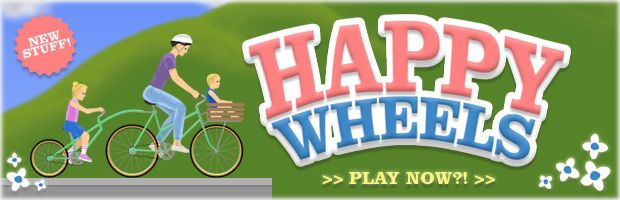 Front Cover for Happy Wheels (Browser): first version