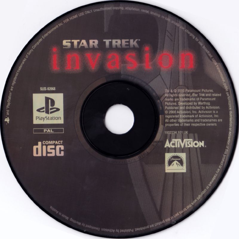 Media for Star Trek: Invasion (PlayStation)