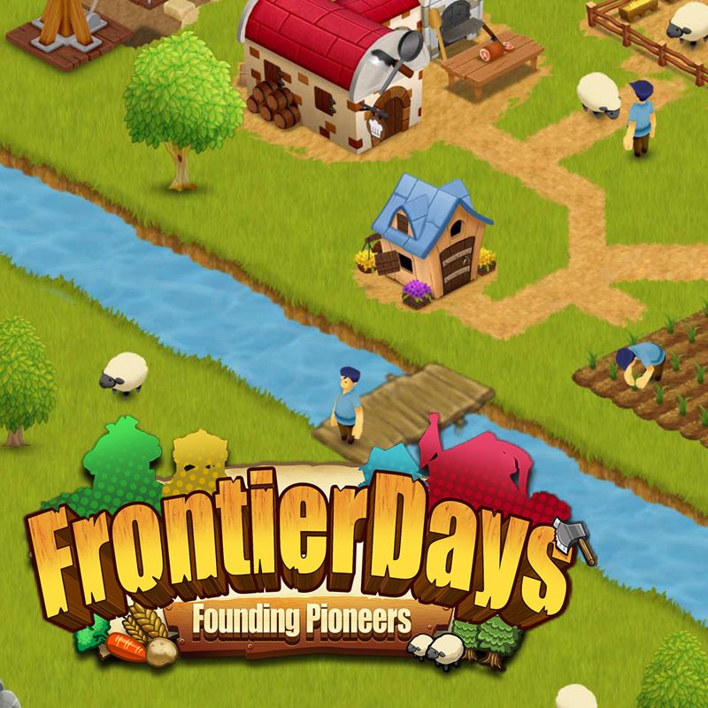 Front Cover for Frontier Days: Founding Pioneers (Nintendo 3DS) (download release)
