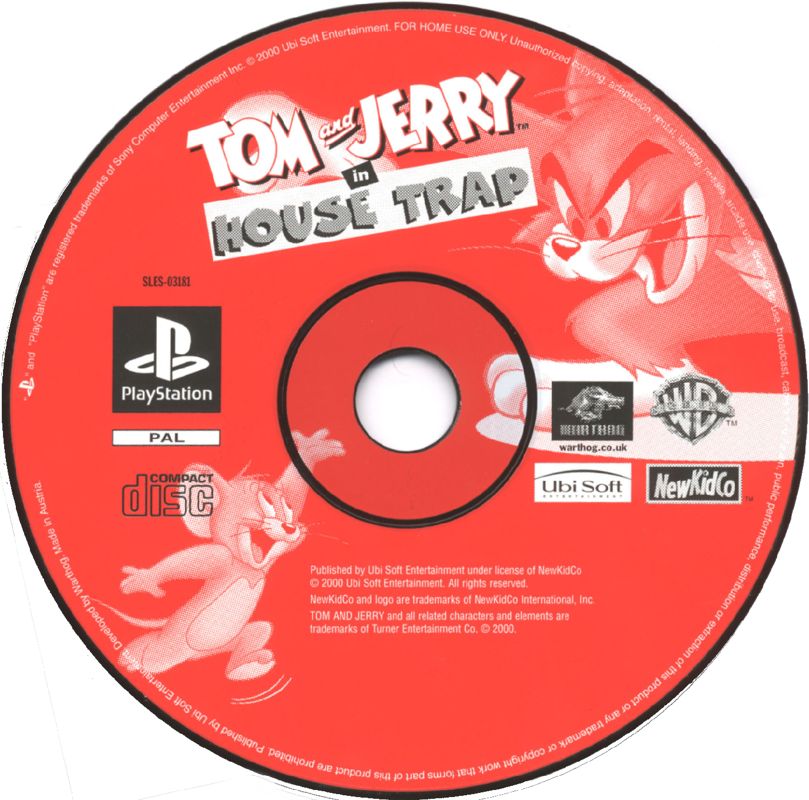 Media for Tom and Jerry in House Trap (PlayStation)