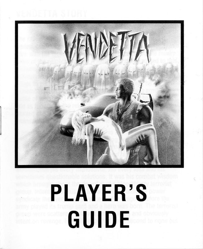 Manual for Vendetta (Commodore 64)