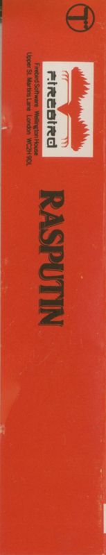 Back Cover for Rasputin (ZX Spectrum)