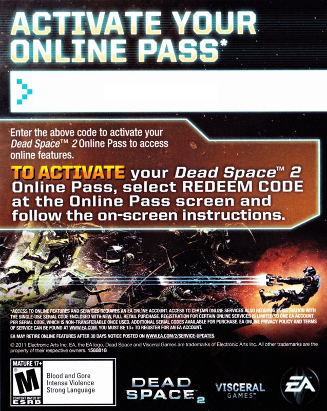 Other for Dead Space 2: Limited Edition (PlayStation 3): DLC Code