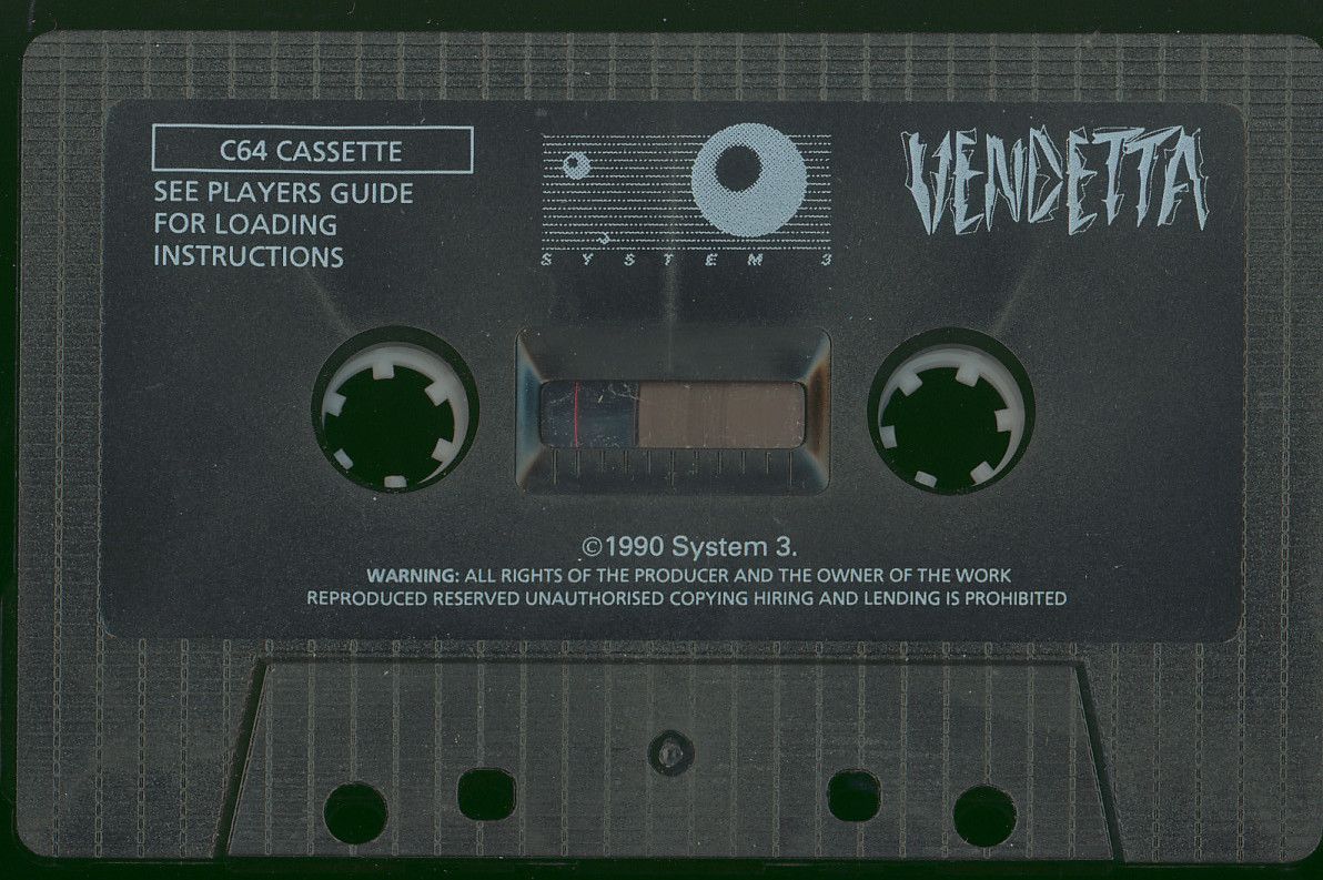Media for Vendetta (Commodore 64)
