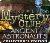 Front Cover for Unsolved Mystery Club: Ancient Astronauts (Collector's Edition) (Macintosh and Windows) (Big Fish Games release)