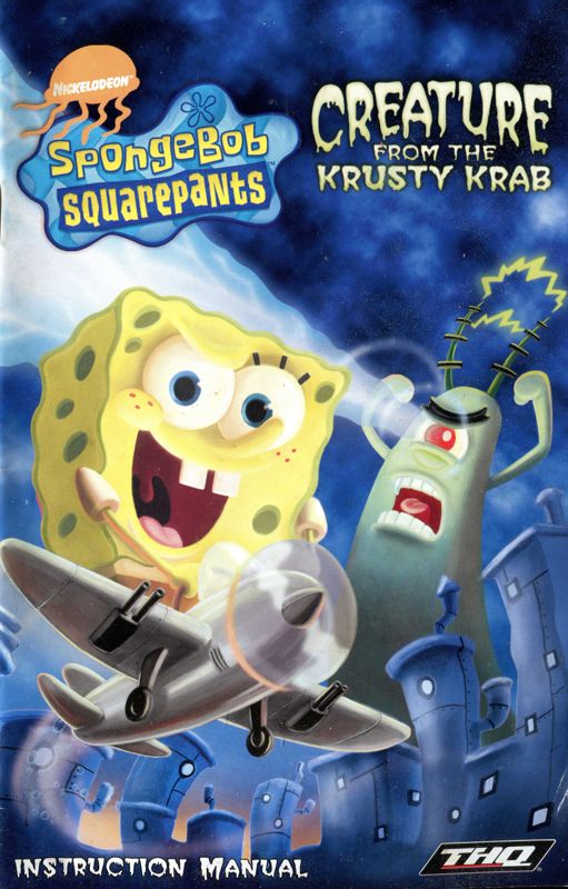 SpongeBob Squarepants: Creature from the Krusty Krab cover or packaging  material - MobyGames