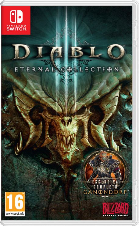 Front Cover for Diablo III: Eternal Collection (Nintendo Switch) (download release)