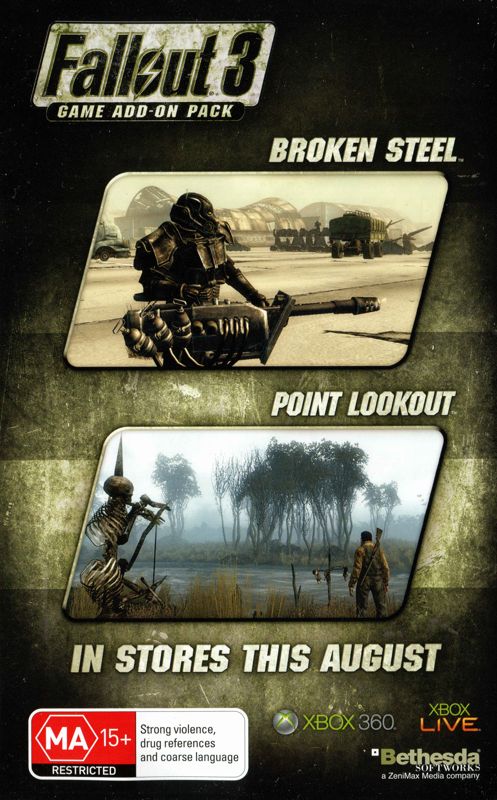 Fallout 3 Game Add-On Pack: The Pitt and Operation Anchorage - Xbox 360