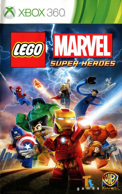 Manual for LEGO Marvel Super Heroes (Xbox 360): Front