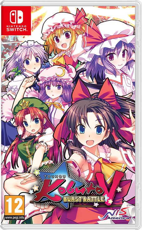 Front Cover for Touhou Kobuto V: Burst Battle (Nintendo Switch) (download release)