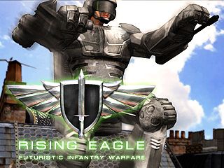 Front Cover for Rising Eagle: Futuristic Infantry Warfare (Windows) (Direct2Drive release)