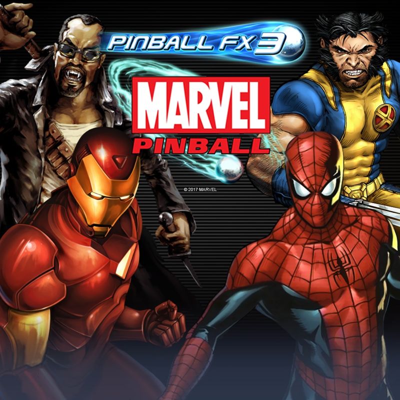 Front Cover for Pinball FX3: Marvel Pinball (PlayStation 4) (download release)