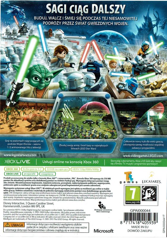LEGO Star III: Clone Wars cover or packaging material - MobyGames