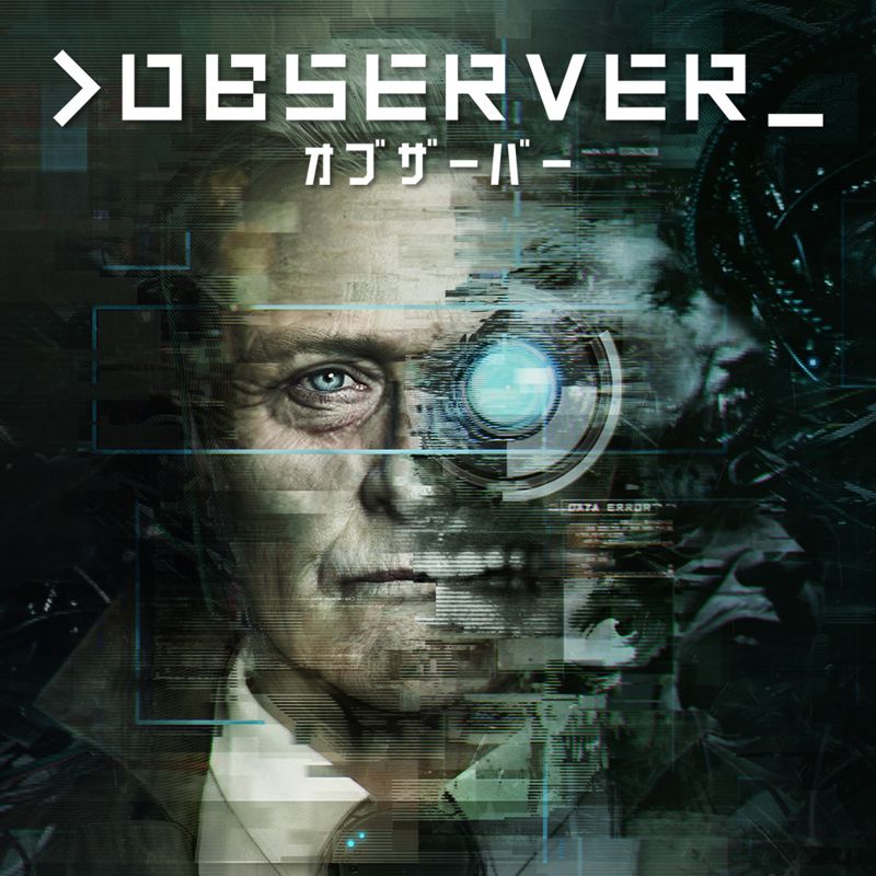 Front Cover for >observer_ (PlayStation 4) (download release)
