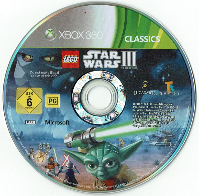 Media for LEGO Star Wars III: The Clone Wars (Xbox 360)