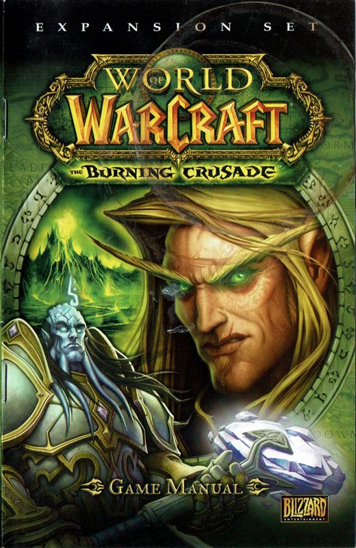 Manual for World of WarCraft: Battle Chest (Macintosh and Windows): World of WarCraft: The Burning Crusade - Front
