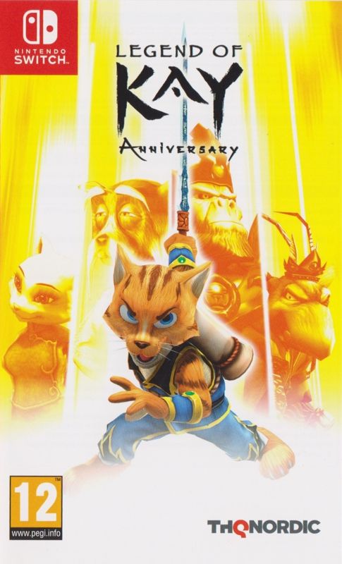 Front Cover for Legend of Kay: Anniversary (Nintendo Switch)