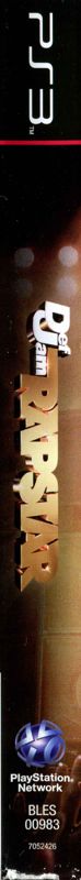 Spine/Sides for Def Jam: Rapstar (PlayStation 3)