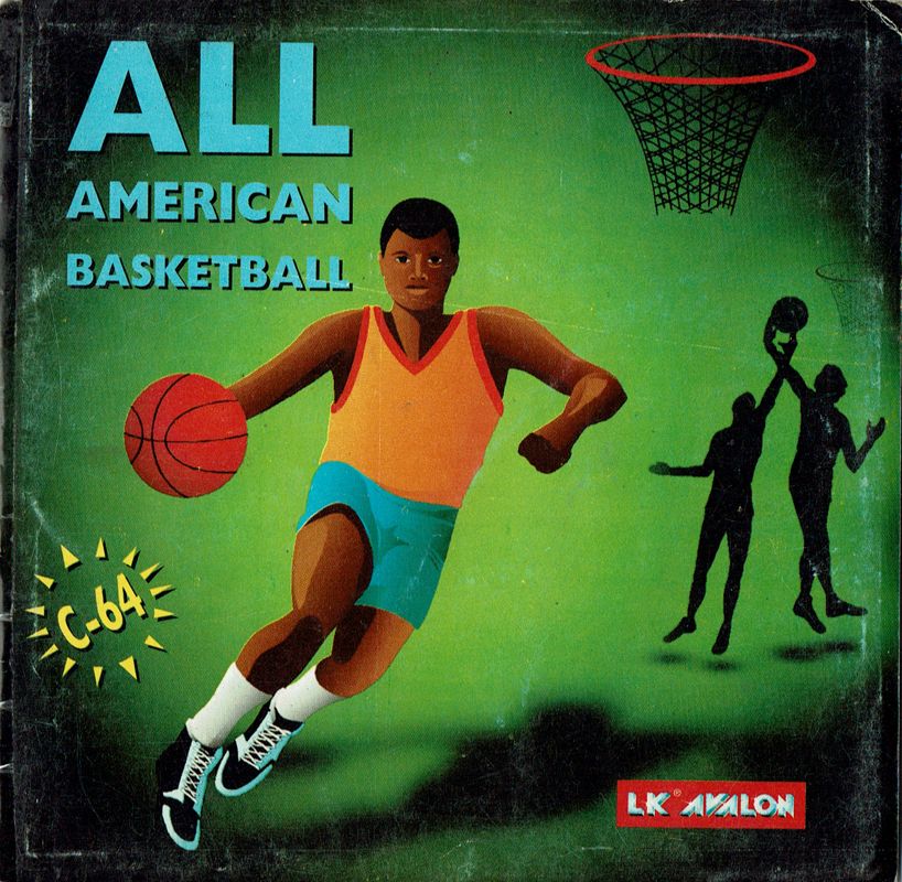 Front Cover for All American Basketball (Commodore 64)