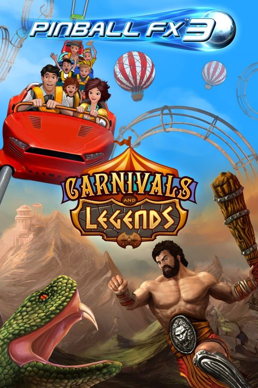 Front Cover for Pinball FX3: Carnivals and Legends (Windows Apps and Xbox One) (download release)