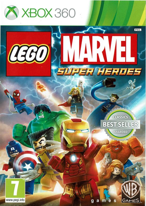 Front Cover for LEGO Marvel Super Heroes (Xbox 360) (Classics Best Seller release)