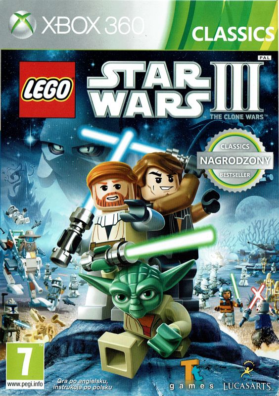 Front Cover for LEGO Star Wars III: The Clone Wars (Xbox 360)