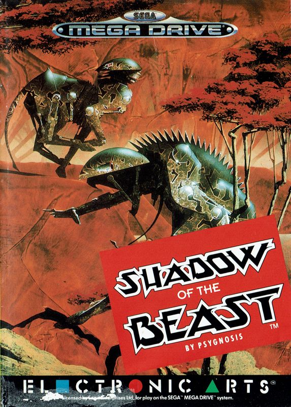 Front Cover for Shadow of the Beast (Genesis)