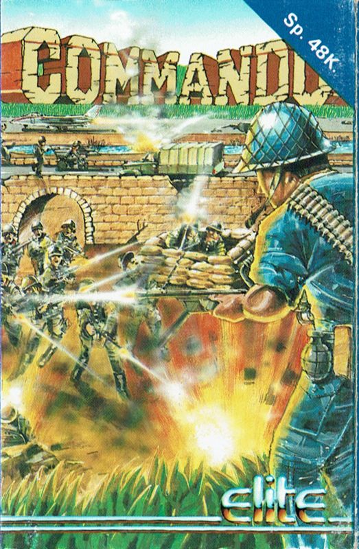 Front Cover for Commando (ZX Spectrum)
