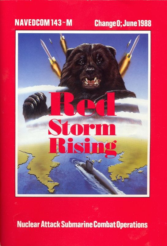 Manual for Red Storm Rising (Commodore 64) (Cassette Tape release): Front