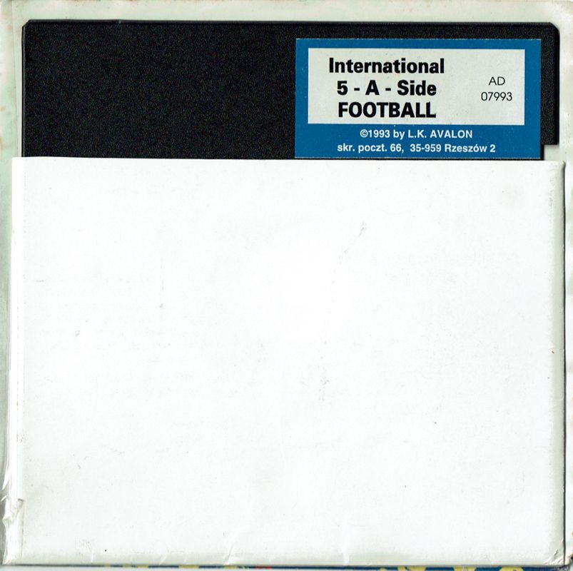 Inside Cover for International 5-A-Side (Commodore 64): Right Flap + Media