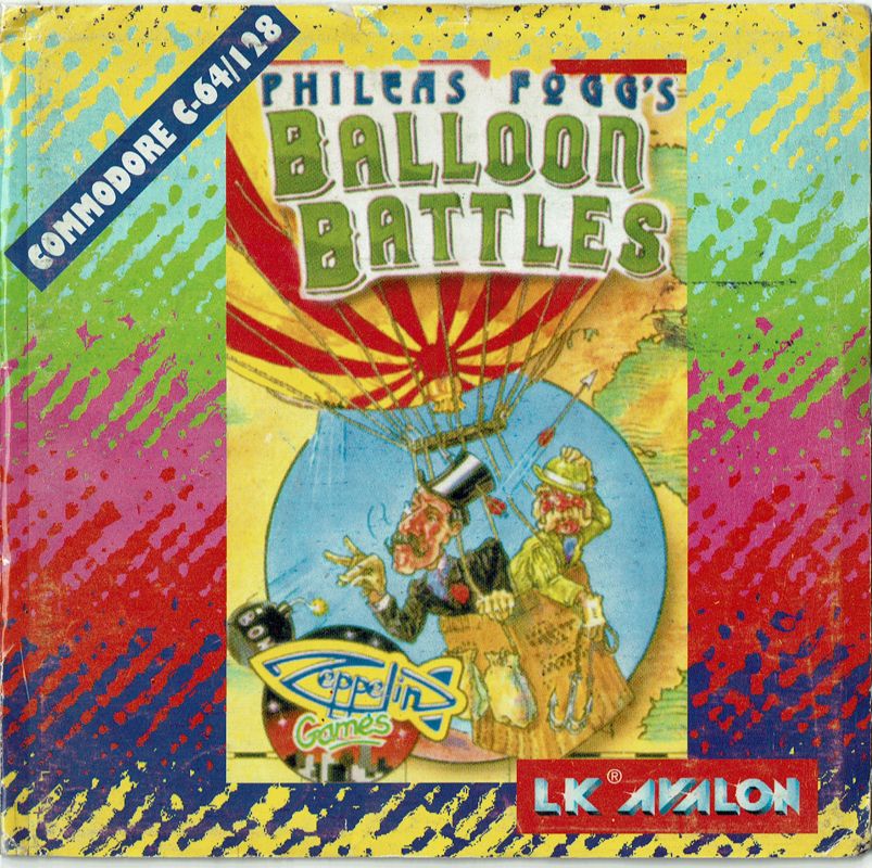 Front Cover for Phileas Fogg's Balloon Battles (Commodore 64) (5.25' disk release)