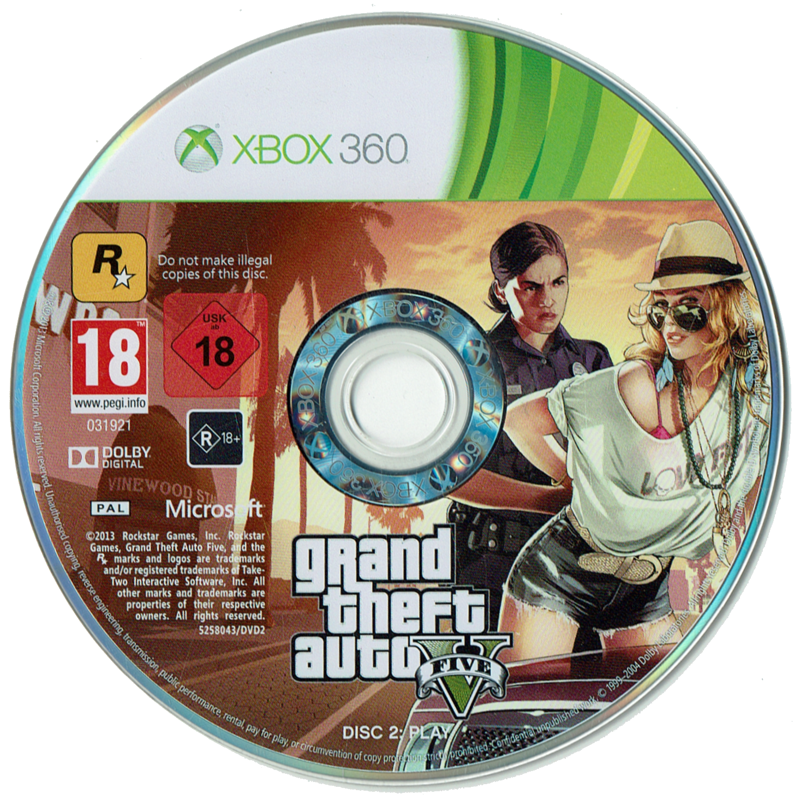  Grand Theft Auto V - Xbox 360 : Take 2 Interactive