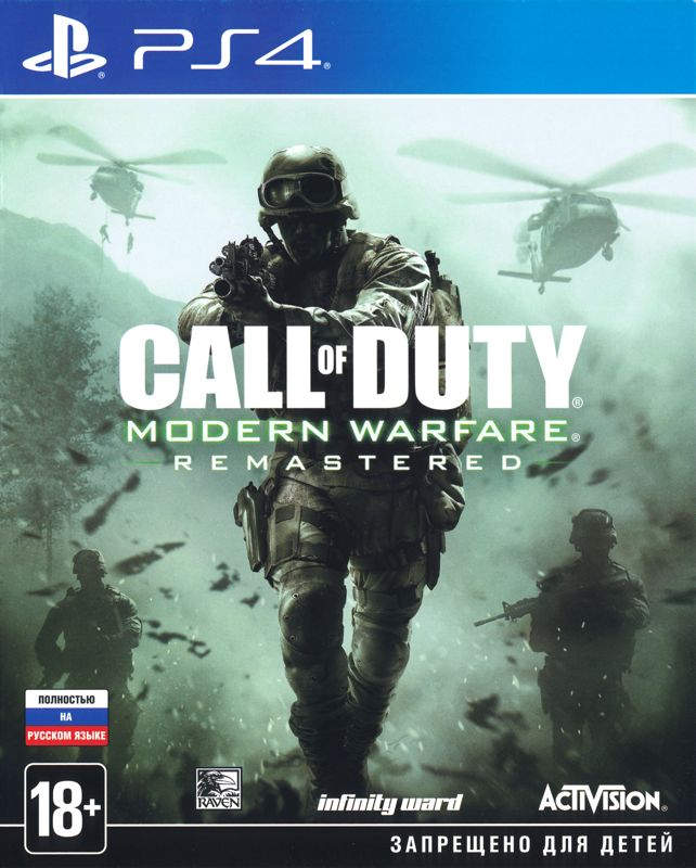 Front Cover for Call of Duty: Modern Warfare - Remastered (PlayStation 4)