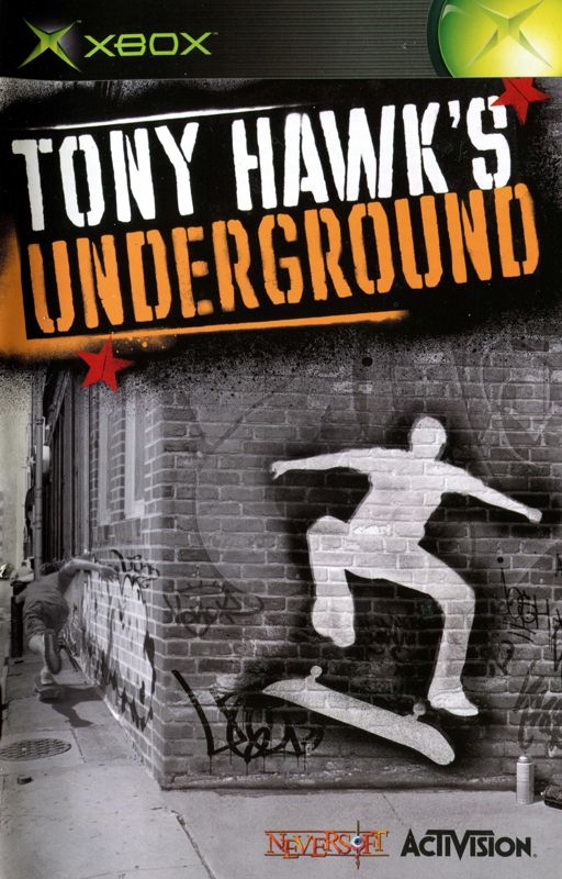 Tony Hawk's Underground cover or packaging material - MobyGames