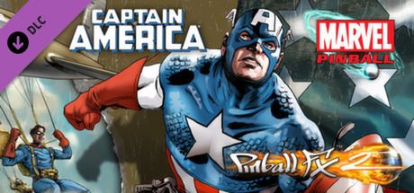 Front Cover for Pinball FX2: Captain America (Windows) (Steam release)