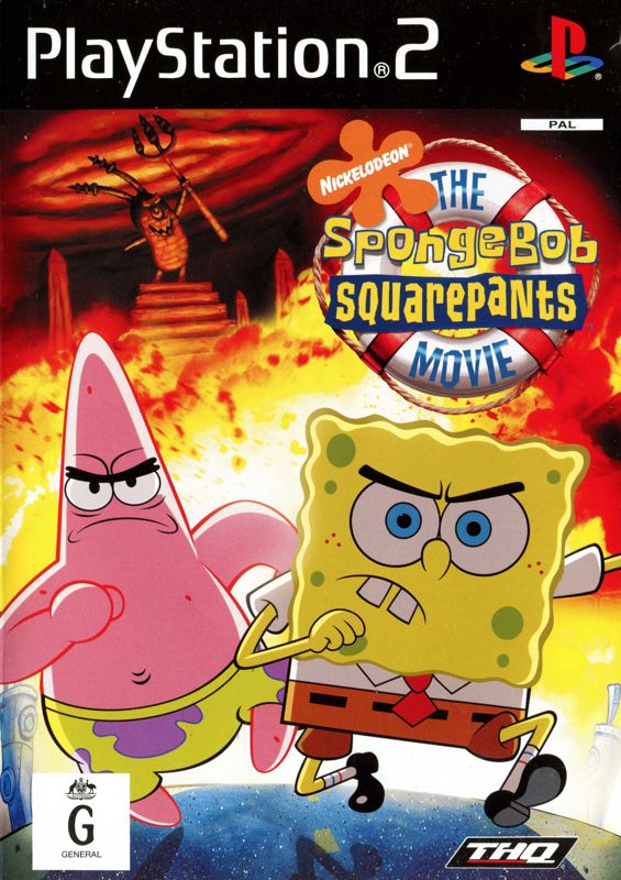 Front Cover for The SpongeBob SquarePants Movie (PlayStation 2)