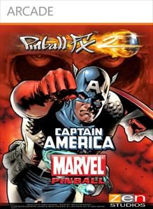 Front Cover for Pinball FX2: Captain America (Xbox 360) (Download release)
