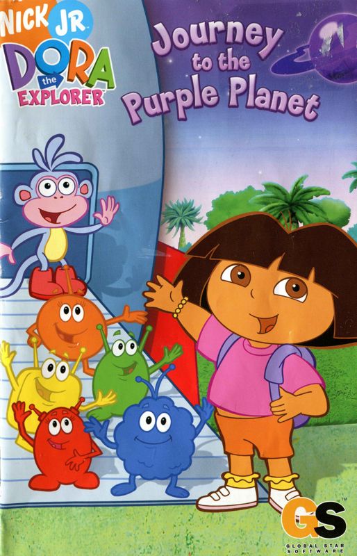 Manual for Dora the Explorer: Journey to the Purple Planet (PlayStation 2): Front