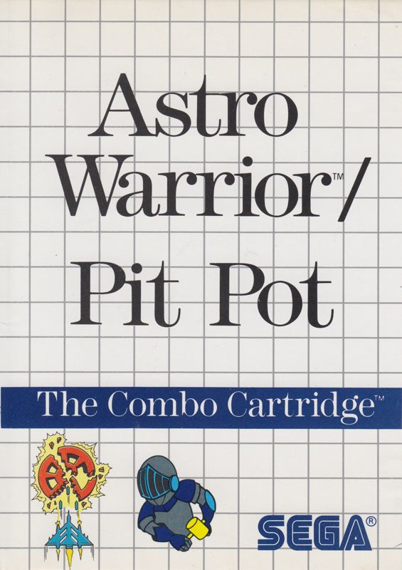 Front Cover for Astro Warrior / Pit Pot (SEGA Master System)