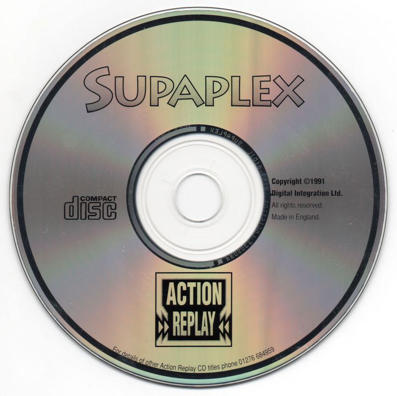 Media for Supaplex (DOS) (Action Replay release)