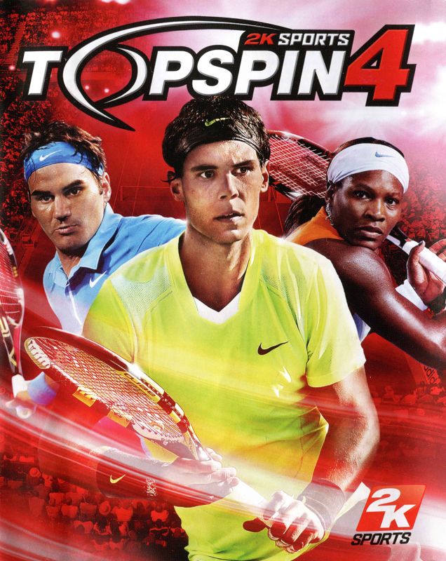 Manual for Top Spin 4 (PlayStation 3): Front
