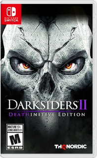 Front Cover for Darksiders II: Deathinitive Edition (Nintendo Switch) (download release): 1st version